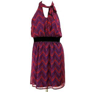 Forever 21 Mod Blouson Sleeveless Keyhole Dress